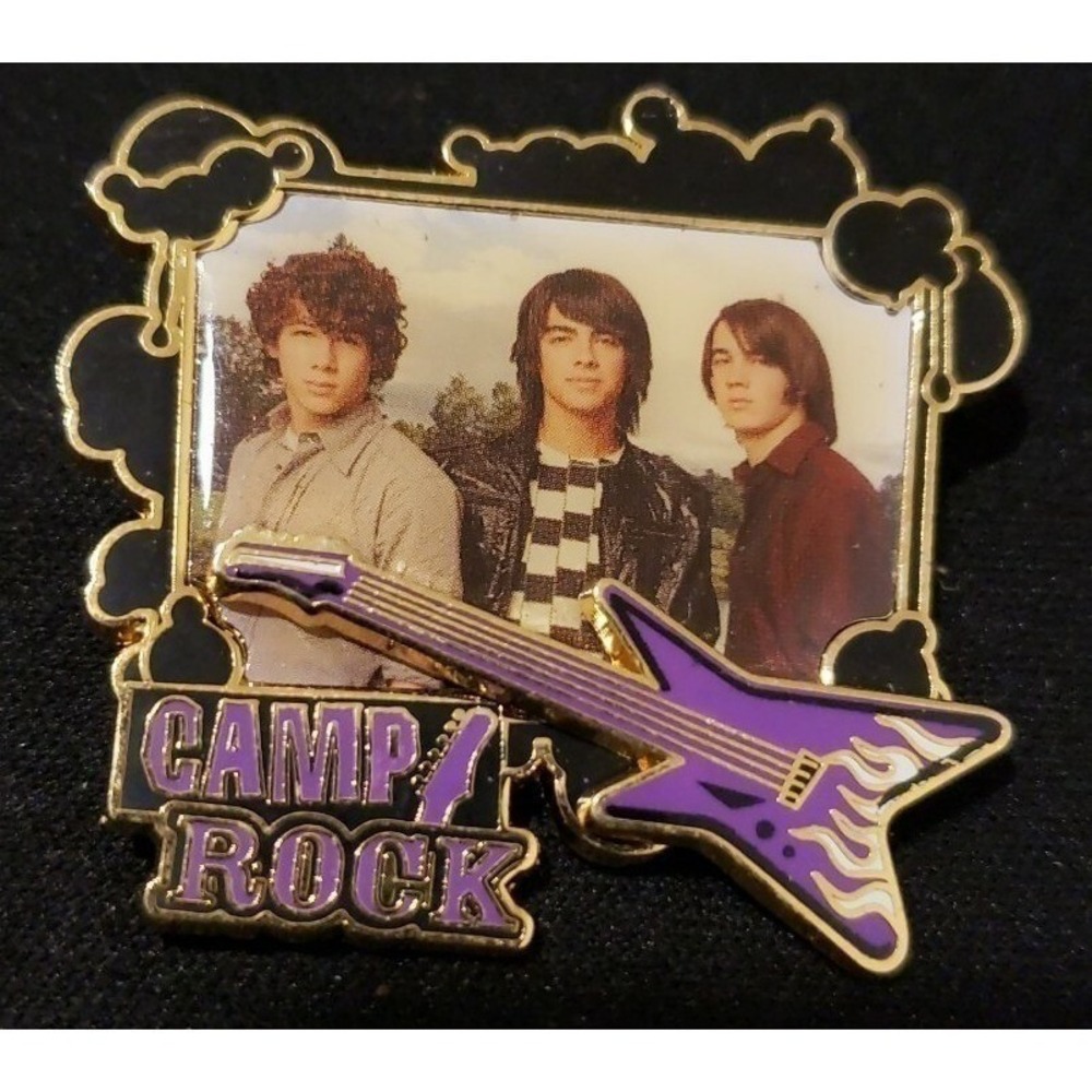 Disney Jonas Brothers Camp Rock Premiere Original Guitar Channel Pin 62471 RARE